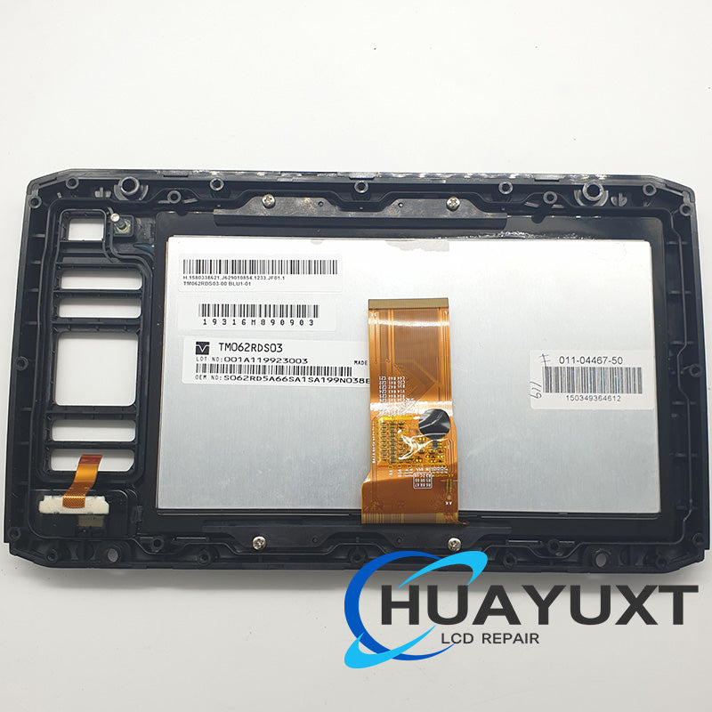 LCD Display Panel Screen Glass Frame For Garmin ECHOMAP UHD 62cv 63cv 64cv 65cv