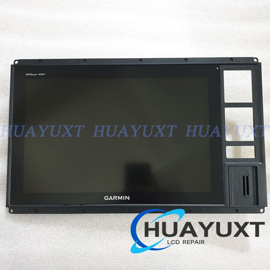LCD Display Screen Glass With Frame For Garmin GPSMAP 1242xsv GPSMAP 1222xsv