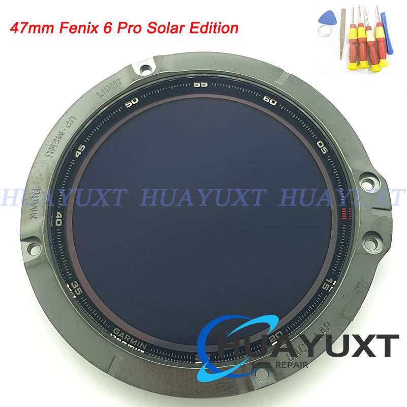 LCD Display Screen For Garmin Fenix 6 Pro Solar Edition