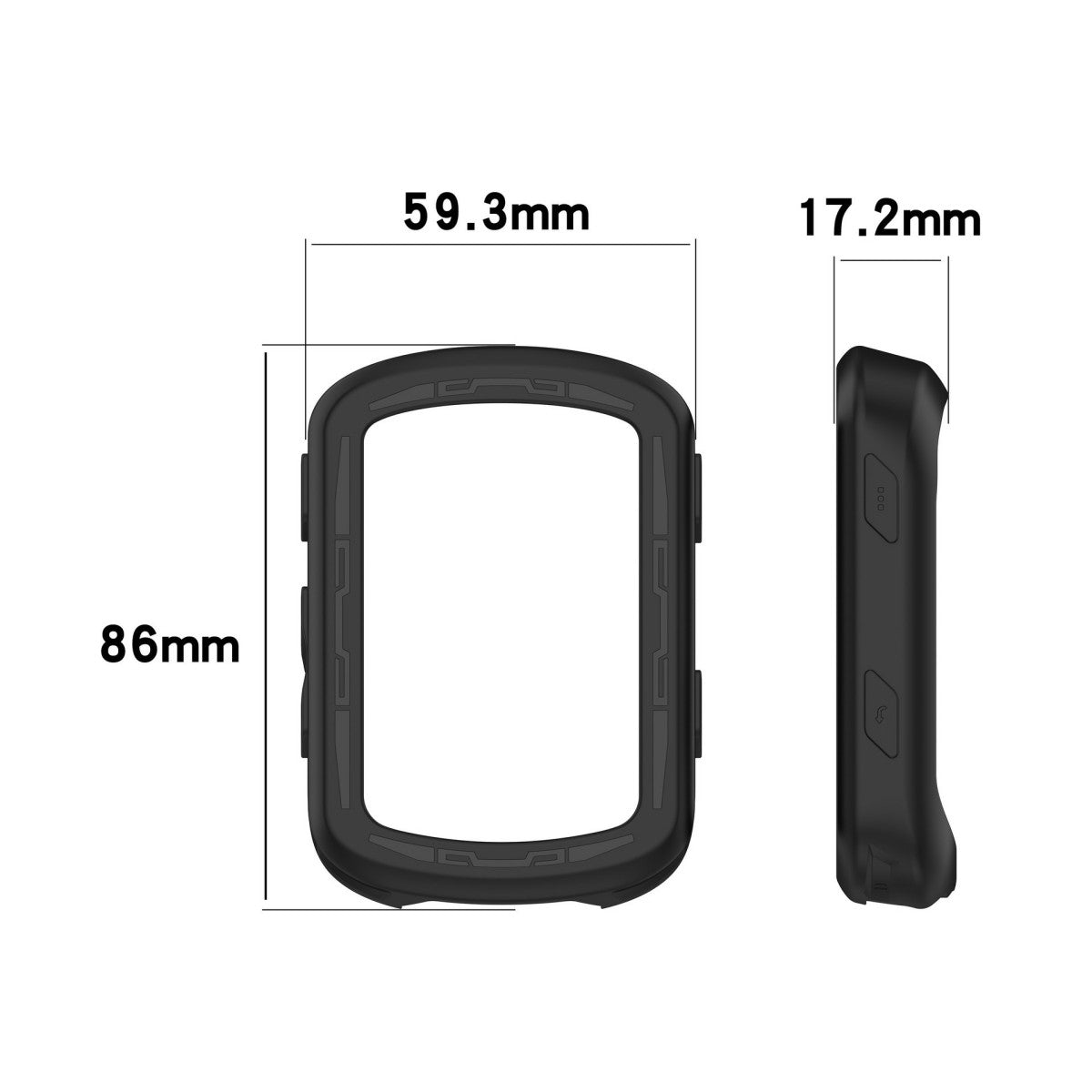 Garmin Edge 840 / Edge 540 Silicone Protective Case Cover – Shockproof Dustproof Replacement Protective Shell