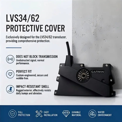 Protective Cover for Garmin LVS34/LVS62 Fish Finder Transducer