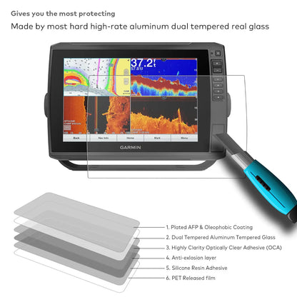 Garmin EchoMAP Ultra Ultra 2 10‘‘ 12’’ Tempered Glass Screen Protector