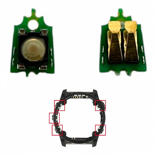 Garmin Fenix 7X Fenix 7 Solar Fenix Tactix 7 Tactile Button Switch Housing Press-In Replacement Parts