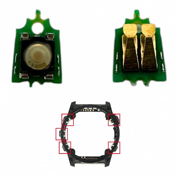 Garmin Fenix 7X Fenix 7 Solar Fenix Tactix 7 Tactile Button Switch Housing Press-In Replacement Parts