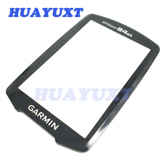 HUAYUXT Original used Glass cover screen for GARMIN GPSMAP 64ST with Touch screen digitizer for GPSMAP 64ST garmin Repair replacement