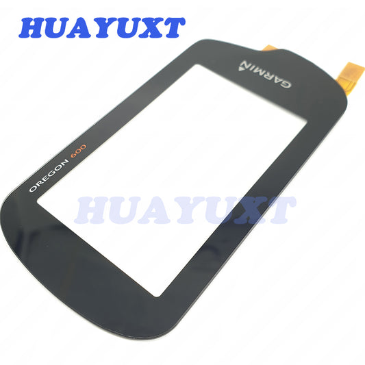 HUAYUXT Original used Glass cover screen for GARMIN OREGON 600 with Touch screen digitizer for OREGON 600 lcd garmin Repair replacement